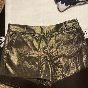 Gold BCBG MaxAzria Shorts